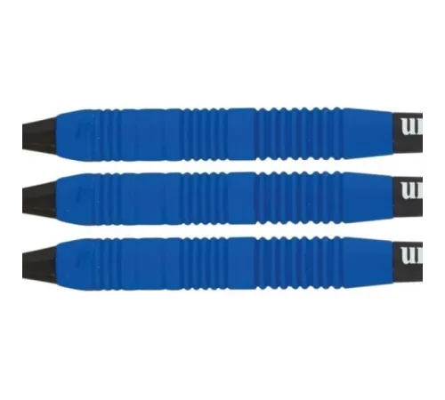 Дротики для дартсу Unicorn Core Plus Rubberised Brass Blue - 3 шт