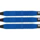Дротики для дартсу Unicorn Core Plus Rubberised Brass Blue - 3 шт