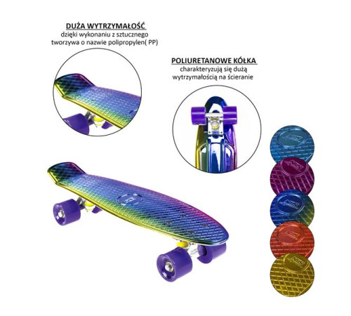 Пенніборд NILS EXTREME PNB01 ELECTROSTYLE синій Пенніборд NILS EXTREME PNB01 ELECTROSTYLE синій