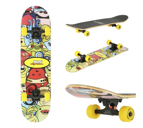 Скейтборд NILS EXTREME CR3108SA COLOR WORMS 1 Скейтборд NILS EXTREME CR3108SA COLOR WORMS 1