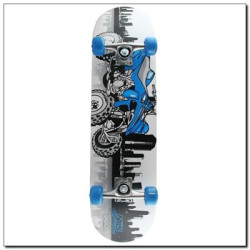 Скейтборд CR3108SB SPEED NILS EXTREME - сіро-блакитний 