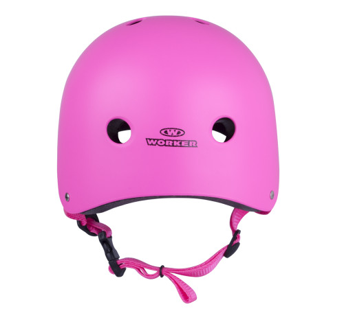 Шолом для роликових ковзанів/скейтборду WORKER Neonik - розмір S(52-55) / рожевий