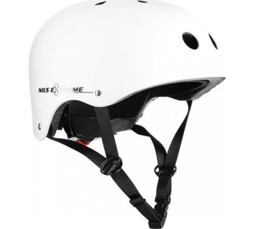 Шолом MTV12 58-61 см NILS EXTREME – матовий білий/розмір L