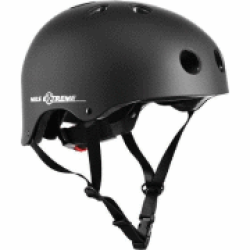 Шолом MTV12 61-63 см NILS EXTREME – матовий чорний/розмір XL