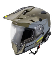 Мотоциклетний шолом W-TEC V331 PR Graphic розмір XS 53-54 см, хакі