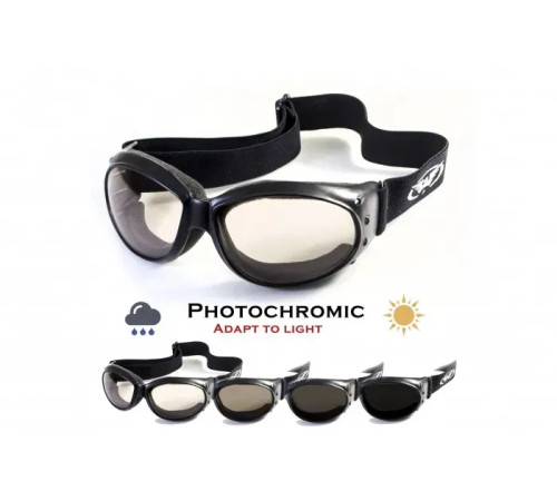 Окуляри захисні Global Vision Eliminator Photochromic, прозорі фотохромні