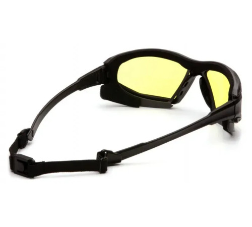 Окуляри захисні з ущільнювачем Pyramex Highlander-PLUS Anti-Fog, жовті