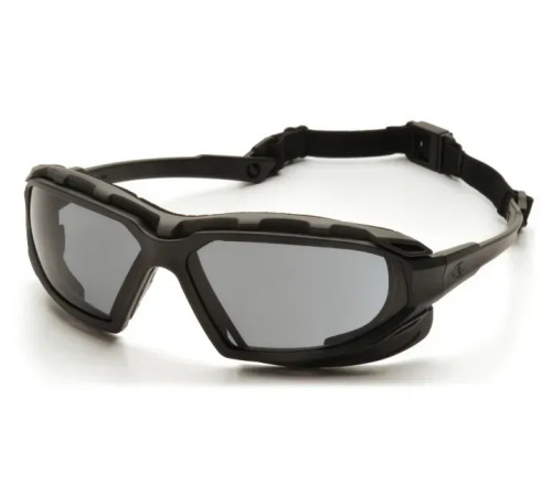 Окуляри захисні з ущільнювачем Pyramex Highlander-PLUS Anti-Fog, сірі