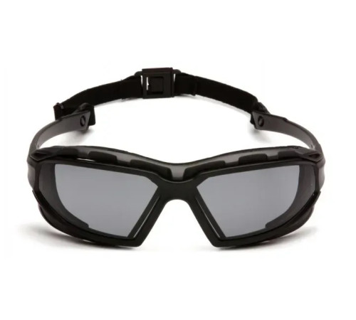 Окуляри захисні з ущільнювачем Pyramex Highlander-PLUS Anti-Fog, сірі