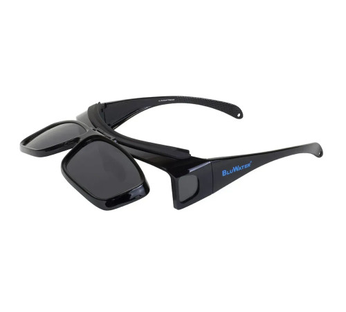 Окуляри поляризаційні BluWater Flip-IT Polarized, чорні