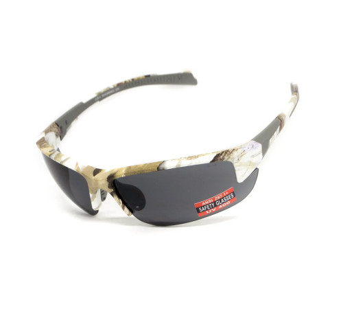 Окуляри захисні Global Vision Hercules-7 White Camo, сірі