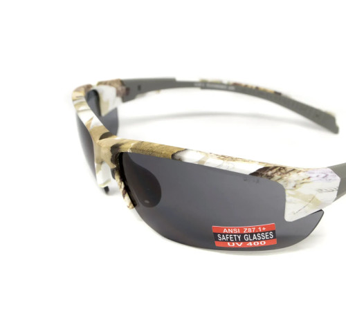 Окуляри захисні Global Vision Hercules-7 White Camo, сірі