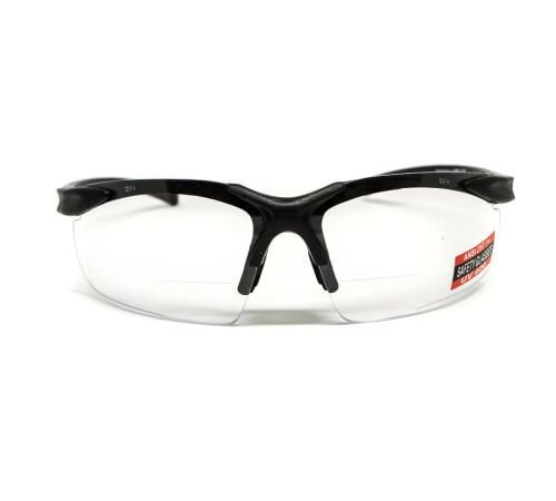 Окуляри захисні біфокальні Global Vision Apex Bifocal +2.0, прозорі