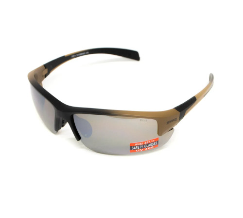 Окуляри захисні Global Vision Hercules-7 Black-Brown, коричневі