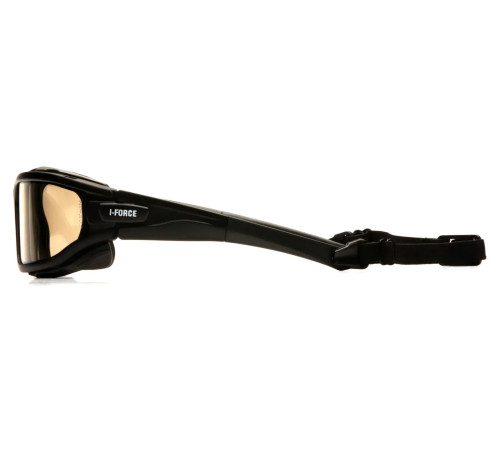 Окуляри захисні з ущільнювачем Pyramex i-Force XL Anti-Fog, світло-коричневі