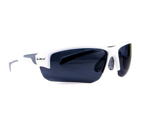 Окуляри BluWater Samson-3 White Polarized (gray), сірі