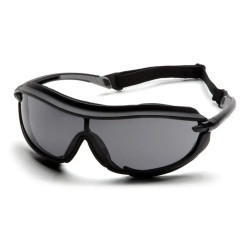 Окуляри захисні з ущільнювачем Pyramex XS3 Plus (gray) Anti-Fog, сірі