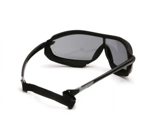 Окуляри захисні з ущільнювачем Pyramex XS3 Plus (gray) Anti-Fog, сірі