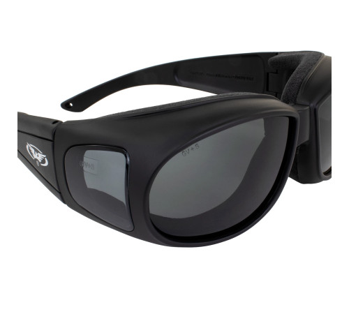 Окуляри захисні з ущільнювачем Global Vision Outfitter Anti-Fog, чорні