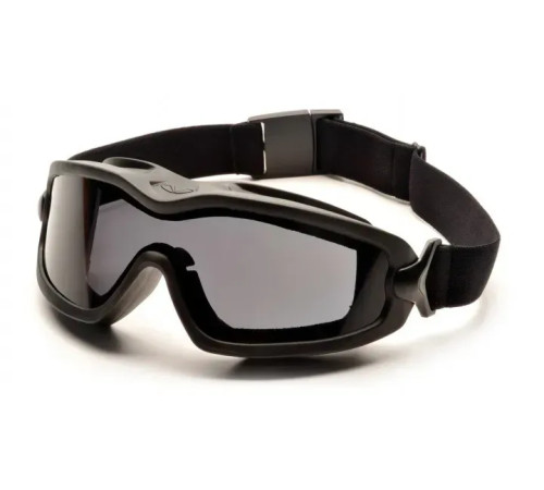 Окуляри захисні з ущільнювачем Pyramex V2G-Plus (XP) Anti-Fog, сірі