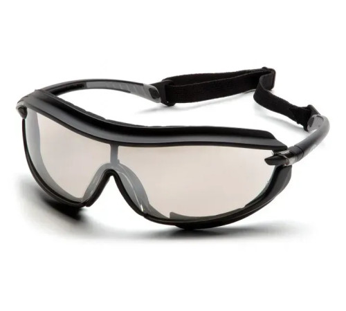 Окуляри захисні з ущільнювачем Pyramex XS3 Plus Anti-Fog, світло-коричневі