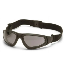 Окуляри захисні з ущільнювачем Pyramex XSG Anti-Fog, сірі