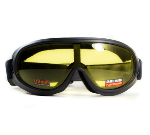 Окуляри захисні з ущільнювачем Global Vision Trump, жовті