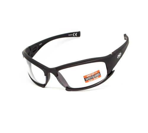 Окуляри захисні фотохромні Global Vision Assault Photochromic Anti-Fog, прозорі