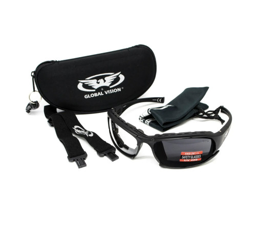 Окуляри захисні фотохромні Global Vision Assault Photochromic Anti-Fog, прозорі