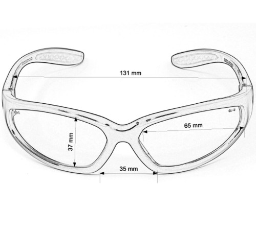 Окуляри захисні фотохромні Global Vision Hercules-1 Photochromic, прозорі