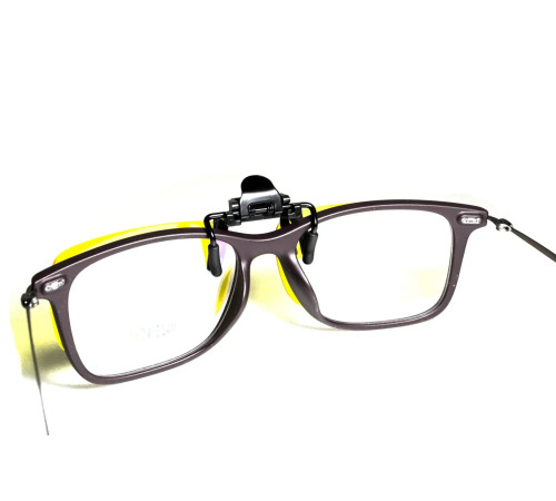 Полярізаційна накладка на окуляри, жовта