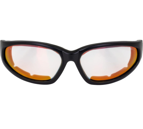 Окуляри захисні фотохромні Global Vision Hercules-1 PLUS Photochromic Anti-Fog, червоні