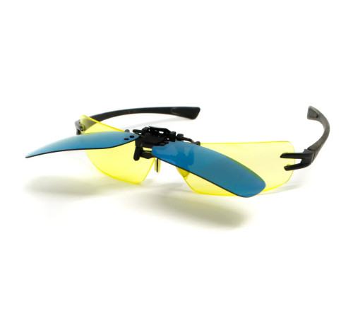 Полярізаційна накладка на окуляри, зелена