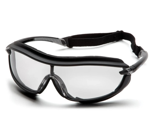 Окуляри захисні з ущільнювачем Pyramex XS3 Plus Anti-Fog, прозорі