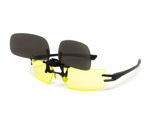 Полярізаційна накладка на окуляри, синя