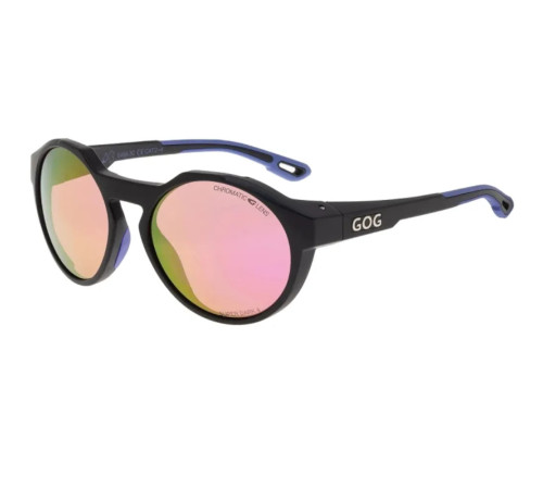 Окуляри захисні GOG Manaslu Photochromic Cat.2-4, чорно-червоні
