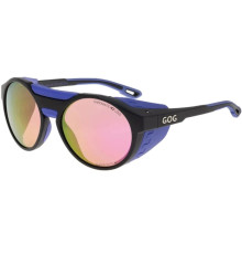 Окуляри захисні GOG Manaslu Photochromic Cat.2-4, чорно-рожеві