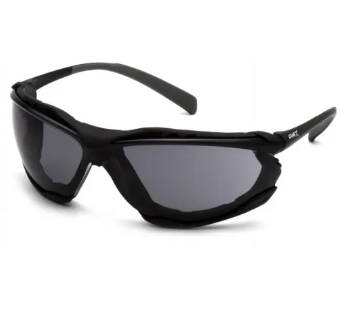 Окуляри захисні з ущільнювачем Pyramex Proximity Anti-Fog, сірі