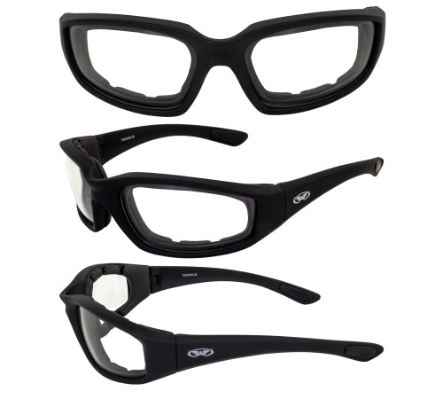 Окуляри захисні фотохромні Global Vision KickBack Photochromic Anti-Fog, прозорі