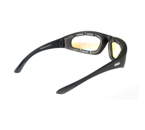 Окуляри захисні фотохромні Global Vision KickBack Photochromic Anti Fog, сині