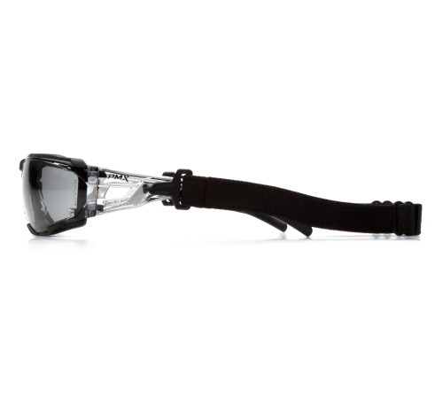 Окуляри захисні з ущільнювачем Pyramex Fyxate H2MAX Anti-Fog, світло-сірі