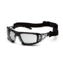 Окуляри захисні з ущільнювачем Pyramex Fyxate H2MAX Anti-Fog, світло-сірі 