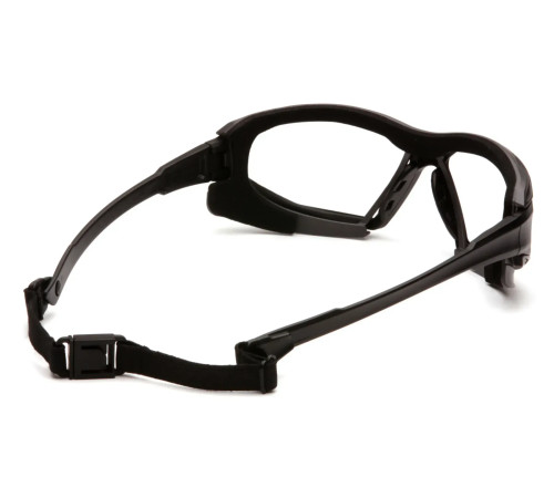 Окуляри захисні з ущільнювачем Pyramex Highlander-Plus Anti-Fog, прозорі