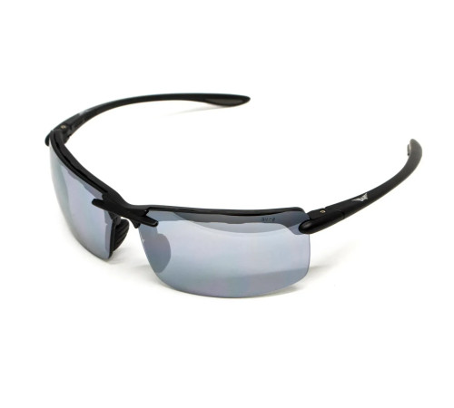 Окуляри захисні Global Vision Wheelin Black, сірі