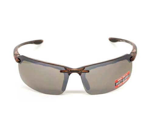 Окуляри захисні Global Vision Wheelin Crystal Brown, коричневі