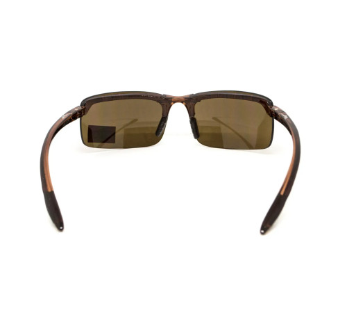 Окуляри захисні Global Vision Wheelin Crystal Brown, коричневі