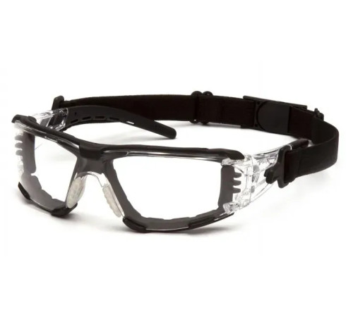 Окуляри захисні з ущільнювачем Pyramex Fyxate Super Anti-Fog H2MAX, прозорі