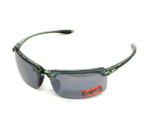 Окуляри захисні Global Vision Wheelin Crystal Gray, сірі