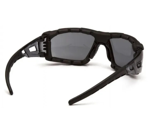 Окуляри захисні з ущільнювачем Pyramex Fyxate Super Anti-Fog H2MAX, сірі