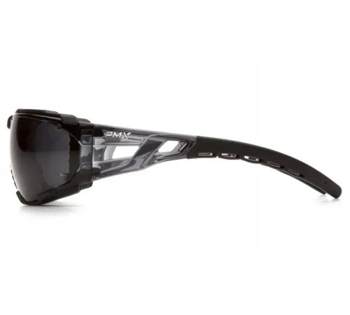 Окуляри захисні з ущільнювачем Pyramex Fyxate Super Anti-Fog H2MAX, сірі